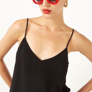 Worn once 100% silk tank